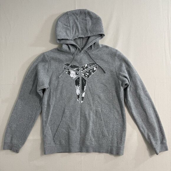 Nike Kobe Bryant Men’s Hoodie 2/8/24 Statue Hoodie Grey Sz M Legacy Mamba Day - Picture 1 of 12